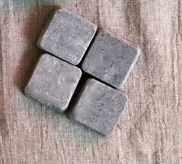 Soap ~ Salt Glow Bar ~ Black Lava ~ Lavender, Cedarwood & Patchouli  ~ Guest Size - Treasures of Alchemy
